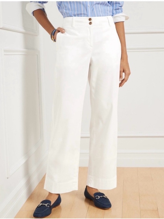 Talbots Pants - Talbots Crisp White New England Chino